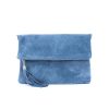 Suede Leather Clutch