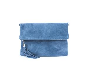 Suede Leather Clutch
