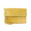 Suede Leather Clutch