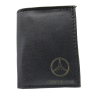 Swolit merchandise Black Genuine Leather Bi-Fold Mercedes AMG Wallet with Swolit RFID Blocker Gift Boxed