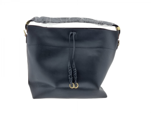 Large Double Platt Hobo Handbag Black