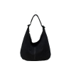 Suede Leather Slouchy Bag