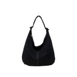 Suede Leather Slouchy Bag