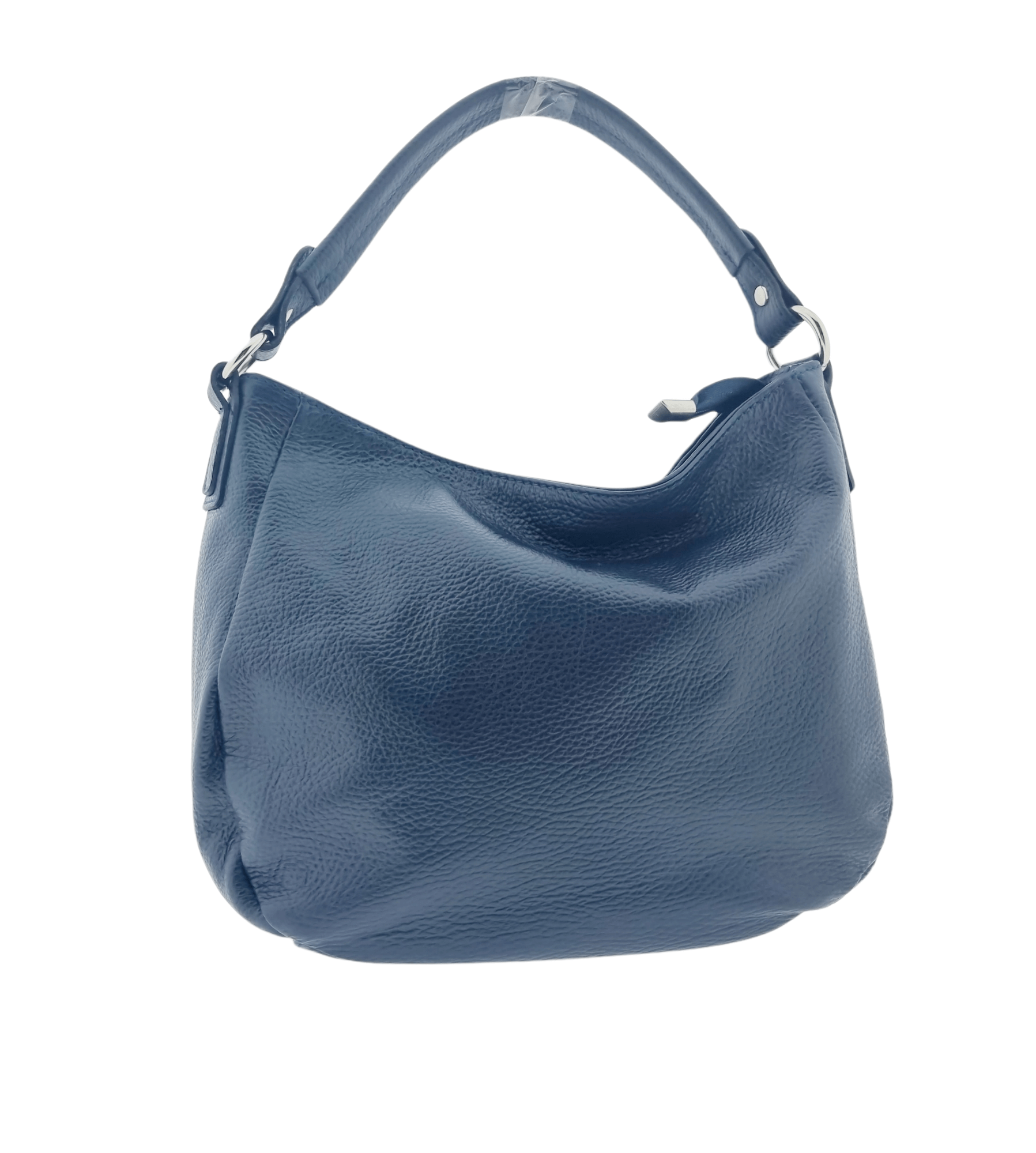 Italian Designer Leather Cross body Handbag - Swolit Miuccia Navy - Image 3