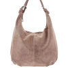 Suede Leather Slouchy Bag
