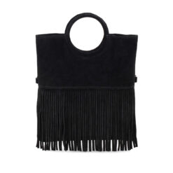Suede Fringed Handbag