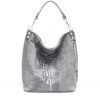Suede Leather Croc bag