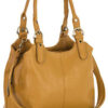 Classic Mattea Soft Handbag - Mustard