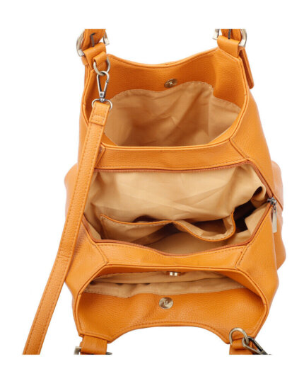 Alternative view of Classic Mattea Soft Handbag - Mustard