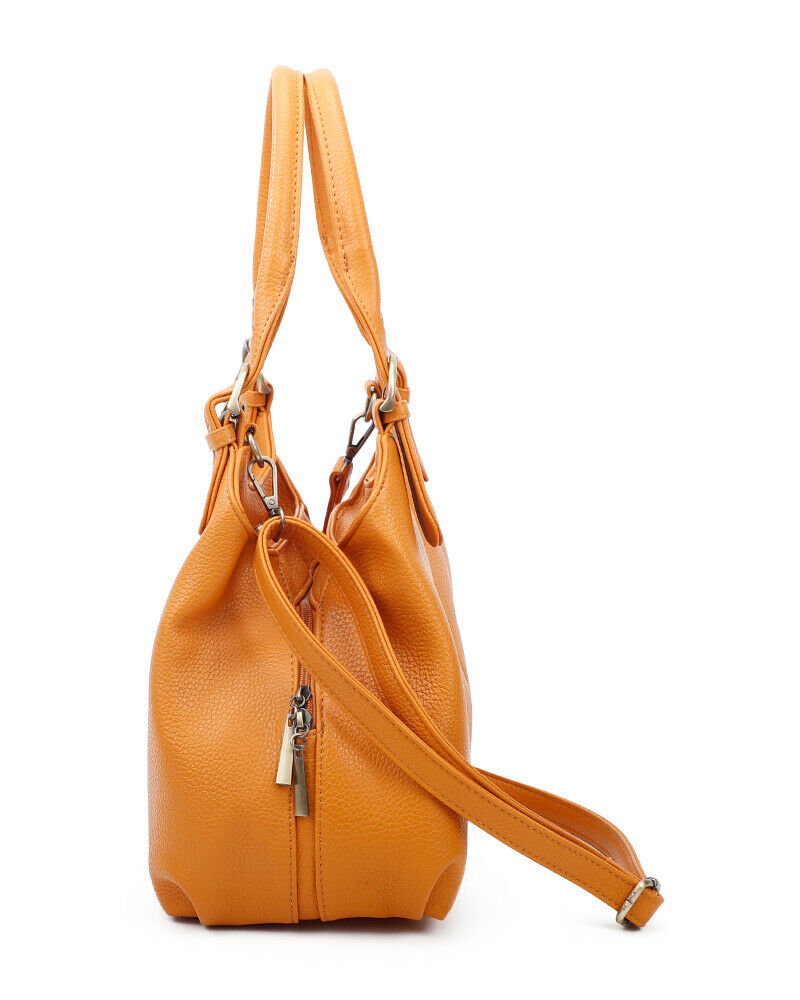 Classic Mattea Soft Handbag - Mustard - Image 4