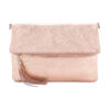 Suede Leather Clutch