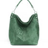 Suede Leather Croc bag