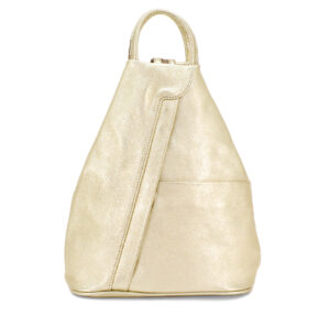 Leather Triangular Backpack