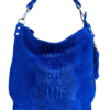 Suede Leather Croc bag