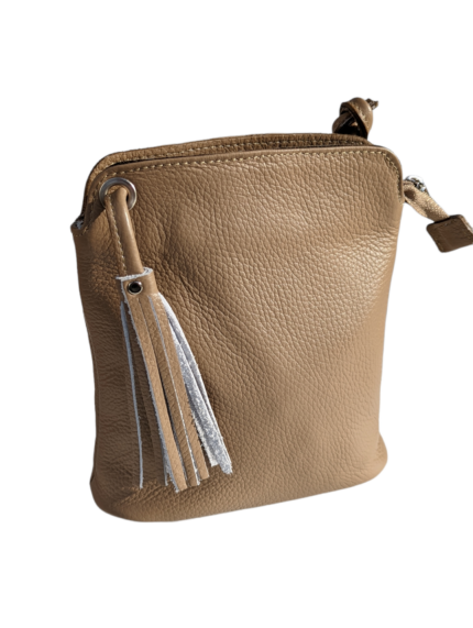 Leather Tassel Crossbody bag