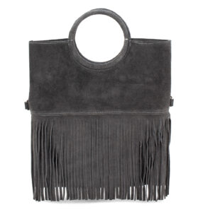 Suede Fringed Handbag