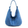 Suede Leather Slouchy Bag