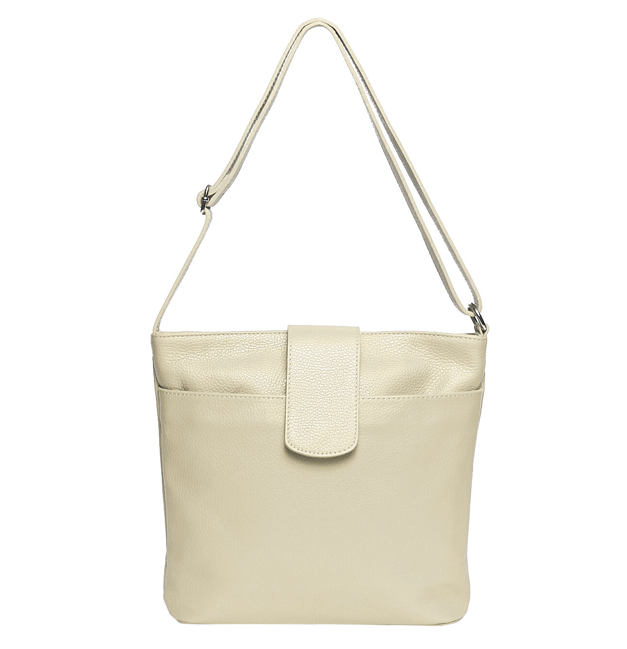 Italian Soft Leather Shoulder Crossbody Messenger bag with Adjustable Strap- Swolit New Stone