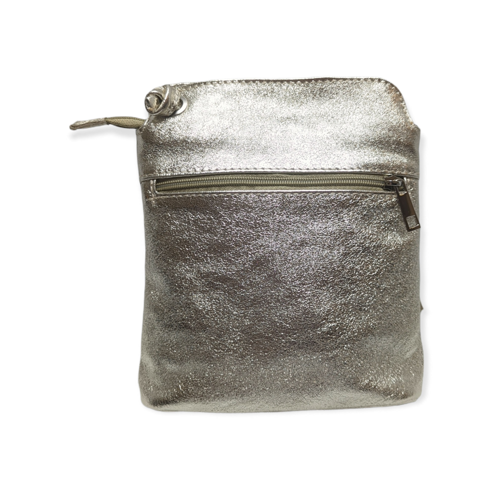 Italian Leather Tassel Crossbody-Fozzino New Gold - Image 4