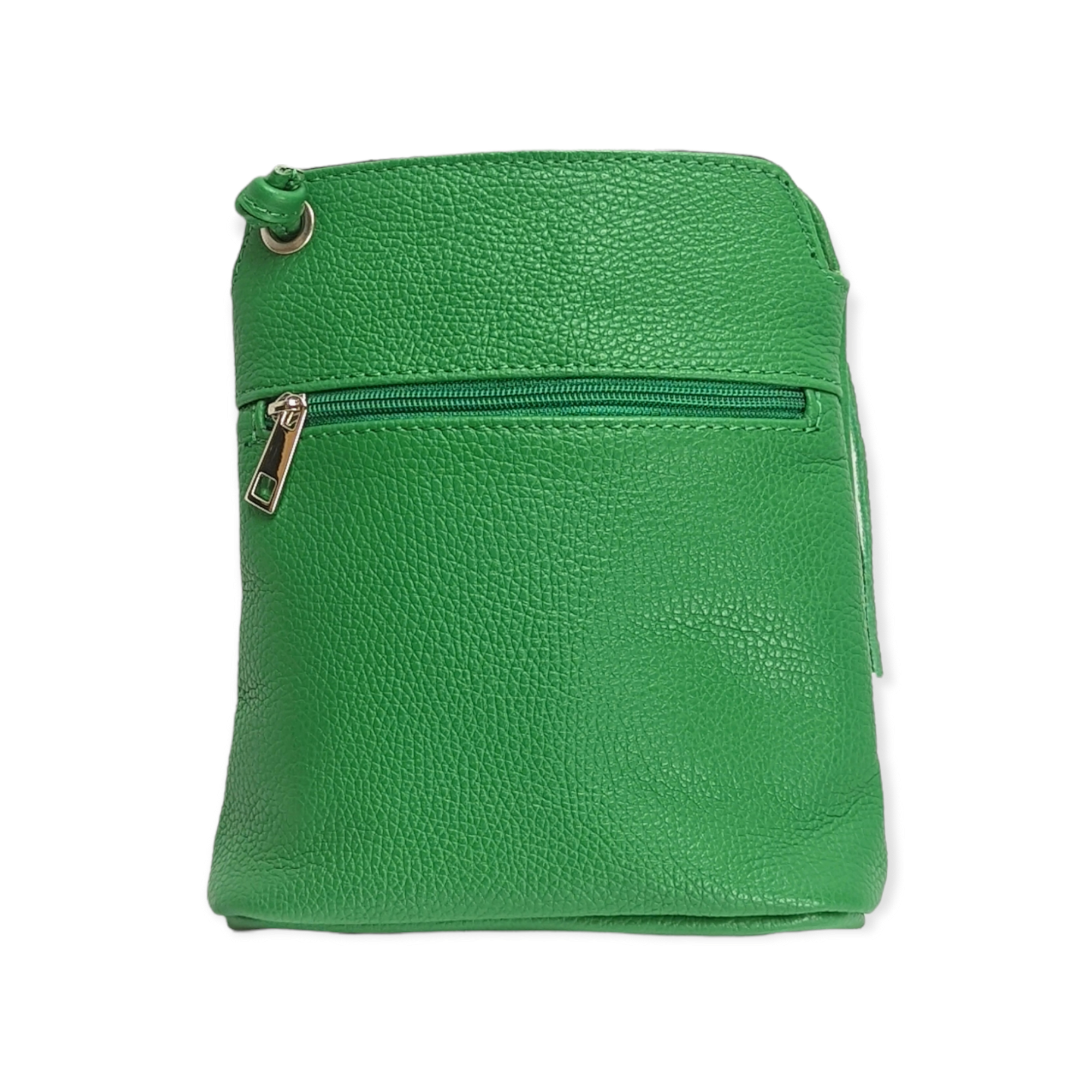 Italian Leather Tassel Crossbody-Fozzino New Latest Green - Image 3