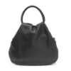 Italian Designer Leather Balloon Bag – Swolit Cinzia Black