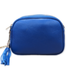 Royal Blue Ritas Italian Leather Triple Compartments Cross body bag