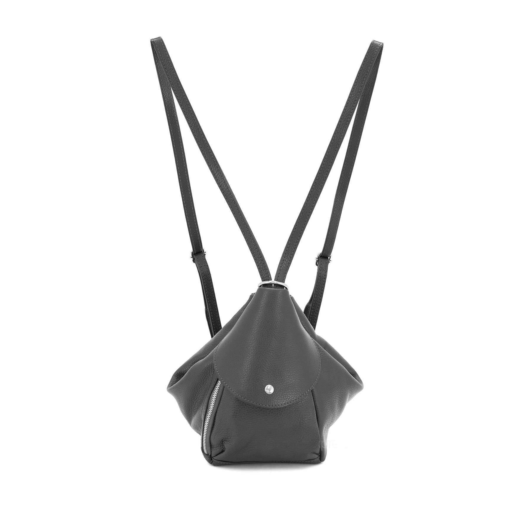 Italian Leather High Quality Leather Convertible Backpack Shoulder Bag Ailsa Mustard - Image 2