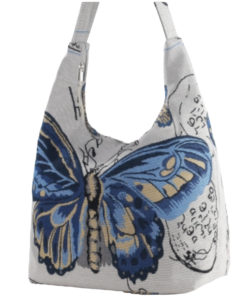 Butterfly Tapestry Hobo Style Bag
