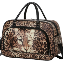 Leopard HD All over print Overnight bag/Weekend/Holdall Bag/Airport