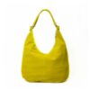 Italian Casual Soft Suede Leather Slouchy Bag-Swolit Cosimo Sunny Yellow