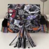 Nightmare Before Christmas Vegan Cross Body Bag Saddle Style With All Over print And Tassel Stud Detail LIMITED EDITION