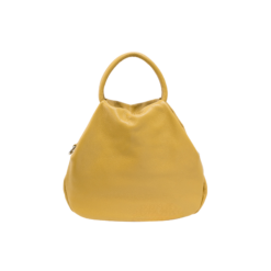 Italian Designer Leather Balloon Bag – Swolit Cinzia Mustard