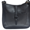 Italian Full Grained Leather Shoulder Cross body- Lynda Black