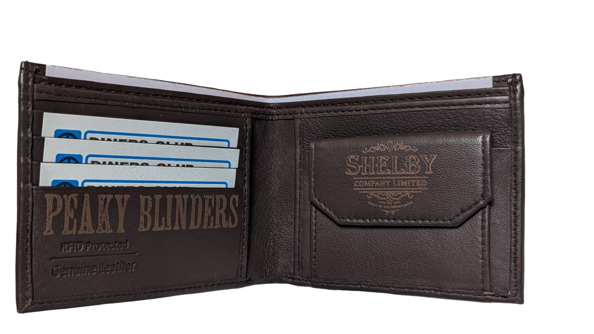 Peaky Blinders Genuine Leather Wallet Swolit RFID Blocker Gift Boxed Slim - Image 2