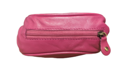 Alternative view of Barbie Genuine Leather Purse with 'Barbie kiss lock' fastening bow detail- Barbie Pink Gift Boxed