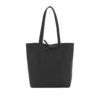Italian Leather Small Shopper Bag Black