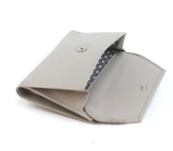 Alternative view of Genuine Soft Leather purse with polka dot inner Gift Boxed