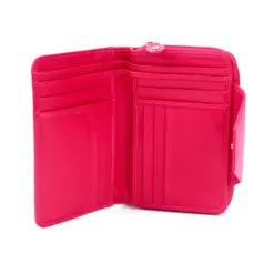 Alternative view of Genuine Soft Leather Purse RFID protection Hot Pink