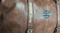 Harley Davidson Large Weekend Bag Holdall Brown+ Free Gift