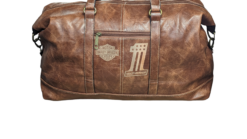 Alternative view of Harley Davidson Large Weekend Bag Holdall Brown+ Free Gift