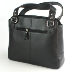 Alternative view of Genuine Soft Leather Handbag With Stitched Detailing