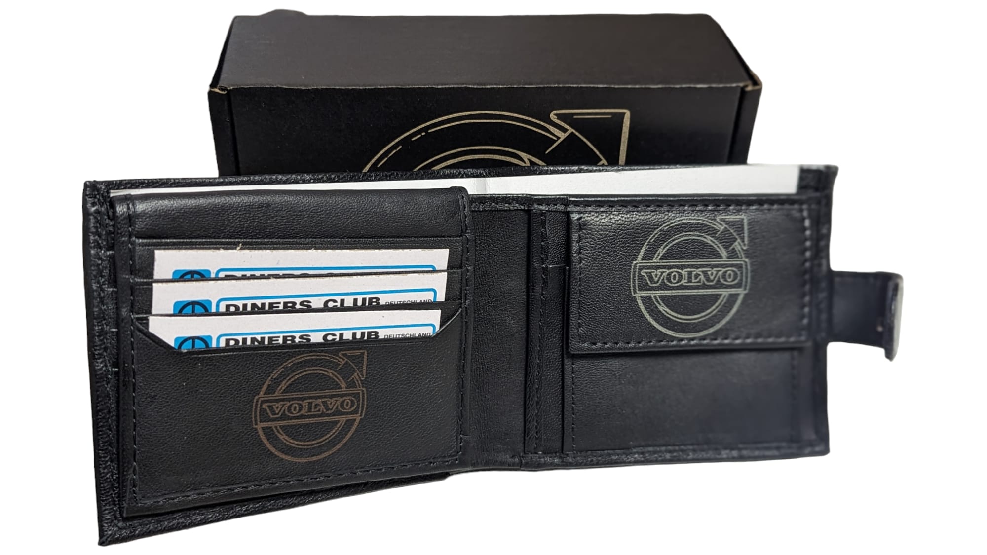 Genuine Leather, Volvo Wallet Gift Boxed - Image 3