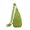 Sling Bags for Women Crossbody, Fanny Waist Packs, Trendy Chest Bag with Adjustable wide Strap - Green