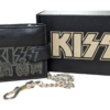 Genuine Leather, Kiss Biker Wallet with RFID , w/wo Safety Chain Gift boxed