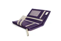 Alternative view of Genuine Soft Leather Purse RFID protection Purple