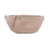 Italian Designer Leather Large Sling Bag Nude