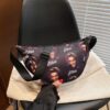 Elvis Print Sling Bag Crossbody Bag