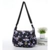 Navy Skull Wings All over Print Large Satchel Cross Body
