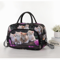 Kittens All over print Overnight bag/Weekend/Holdall Bag
