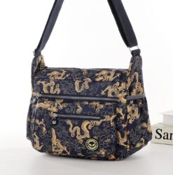 Dragons All over Print Large Satchel Cross Body